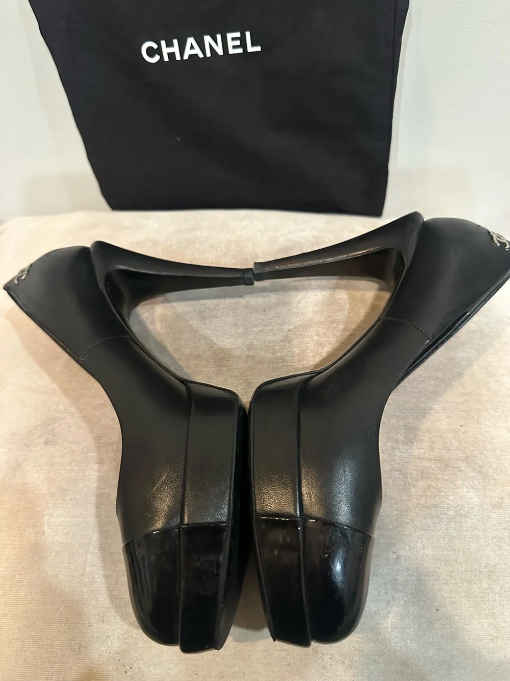 Black Platform Stiletto Pumps - Classic Women's Heels